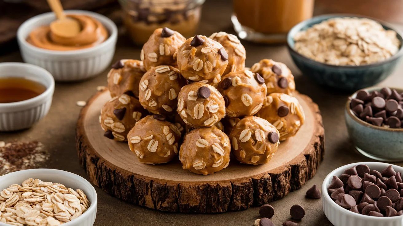 peanut butter and oatmeal balls