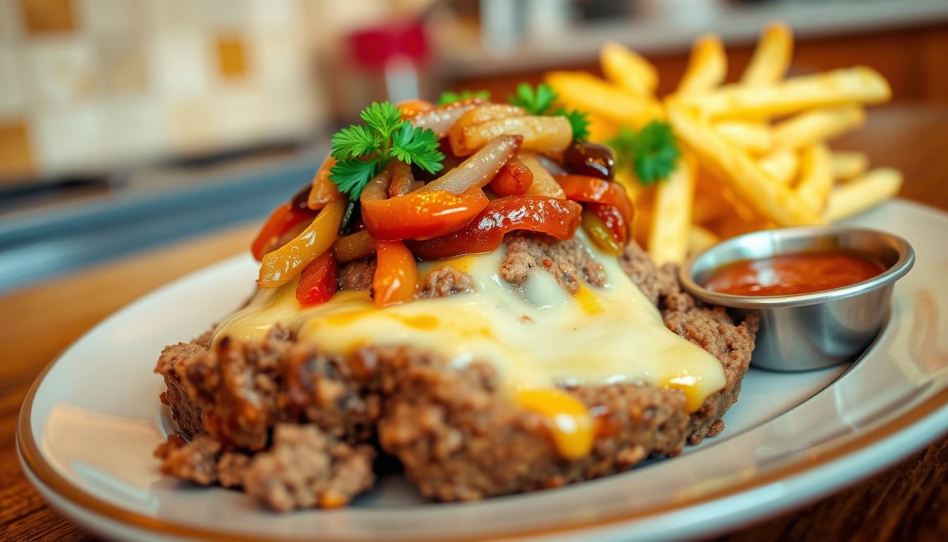 Philly Cheesesteak Meatloaf